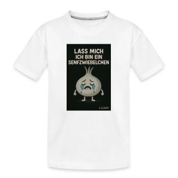 Oignon moutarde pleureur - T-shirt bio Premium Enfant - blanc - Devant