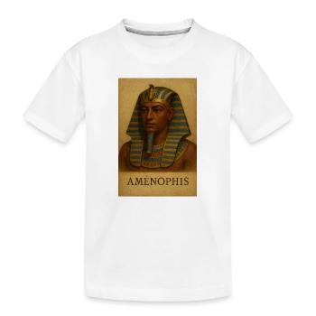 Aménophis Égyptien Héritage - T-shirt bio Premium Enfant - blanc - Devant