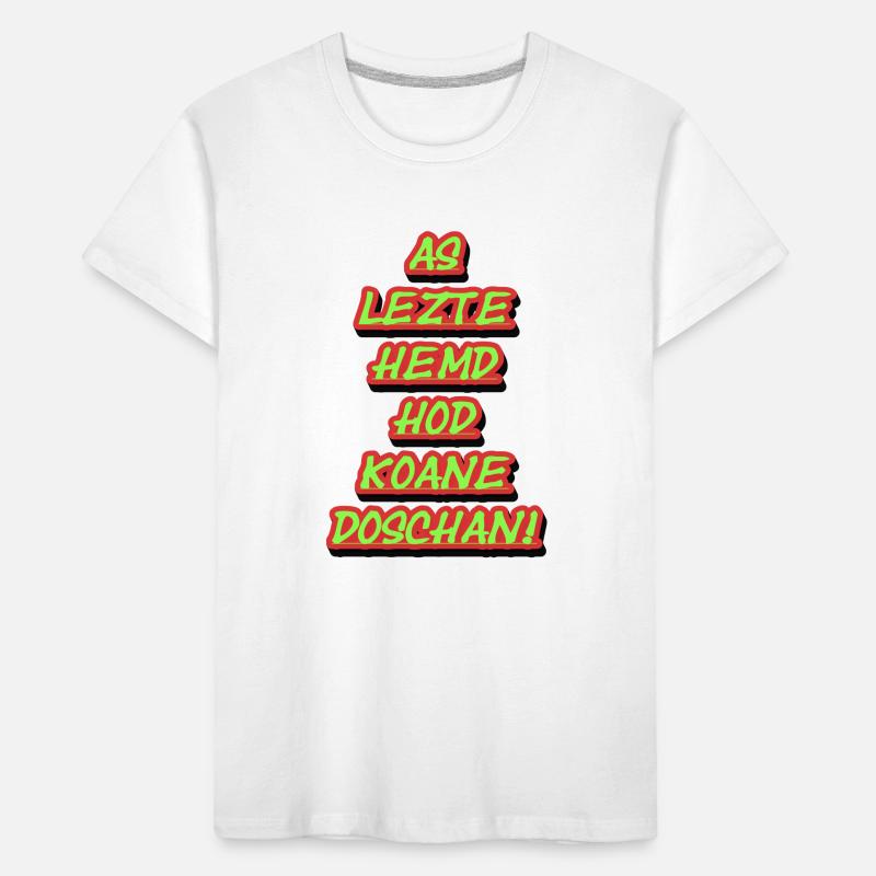 Neon Graffiti Stacking Texts Kids' Premium Organic T-Shirt