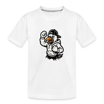 Mascotte de l’aigle martial - T-shirt bio Premium Enfant - blanc - Devant