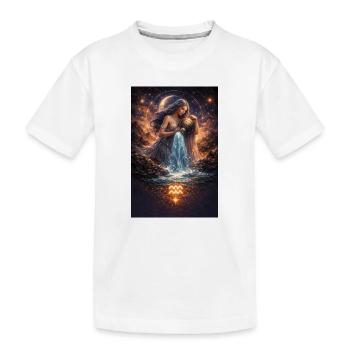 Verseau - T-shirt bio Premium Enfant - blanc - Devant