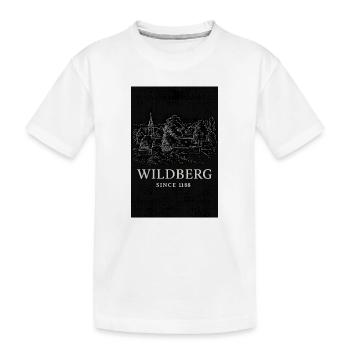 Wildberg Historical Landscape - Kids' Premium Organic T-Shirt - white - Front