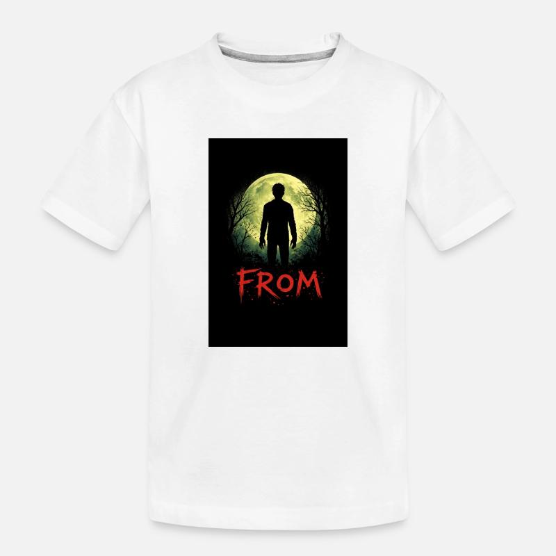 Mondlichtschatten - Kinder Premium Bio T-Shirt - Weiß