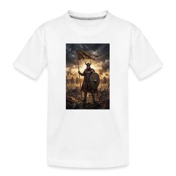 Guerrier viking Battleborn - T-shirt bio Premium Enfant - blanc - Devant