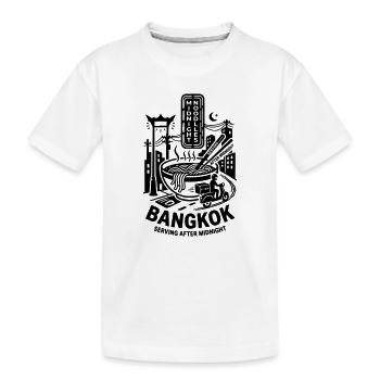 Nouilles de minuit de Bangkok - T-shirt bio Premium Enfant - blanc - Devant
