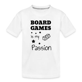 Brettspiel / Spieler / Spiel / Puzzle - Kinder Premium Bio T-Shirt - Weiß - Vorne