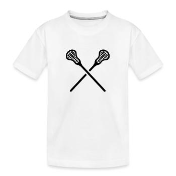 Lacrosse - T-shirt bio Premium Enfant - blanc - Devant