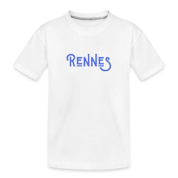 Rennes - T-shirt bio Premium Enfant - blanc - Devant