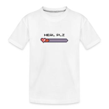 Heilen Sie bitte - Kinder Premium Bio T-Shirt - Weiß - Vorne