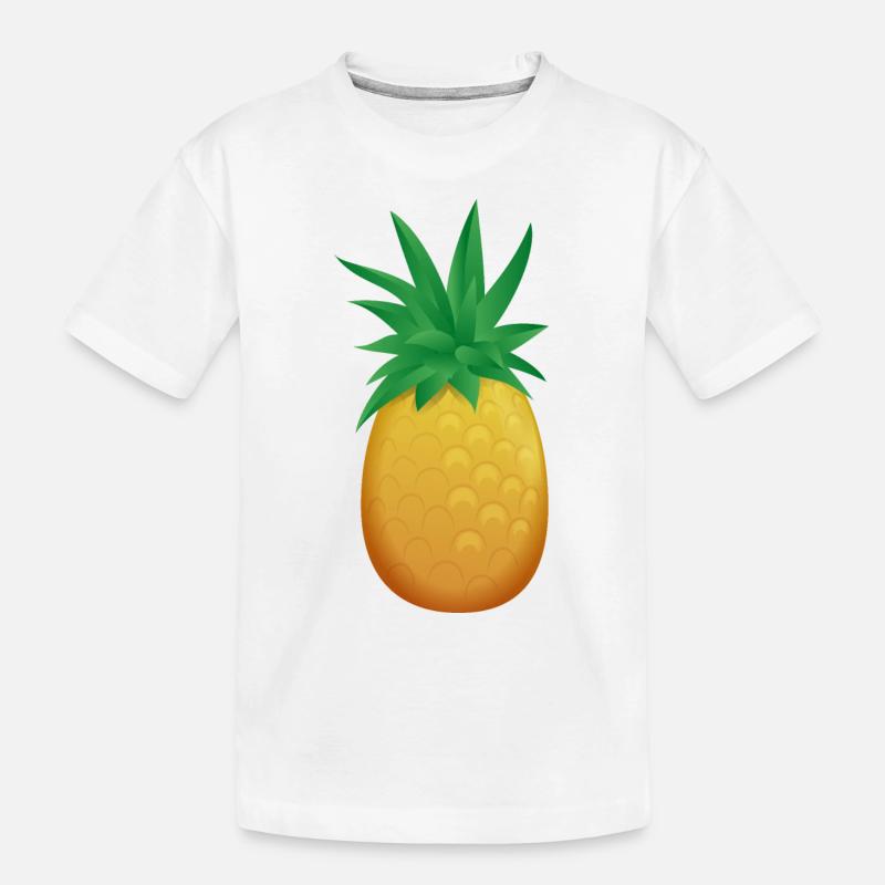 fruit d'ananas013 - T-shirt bio Premium Enfant - blanc