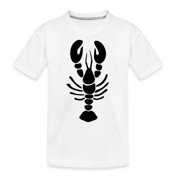 homard - T-shirt bio Premium Enfant - blanc - Devant
