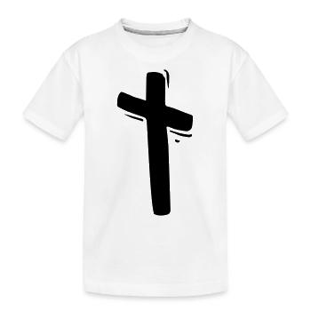 Église de Dieu de la Croix de Jésus - T-shirt bio Premium Enfant - blanc - Devant