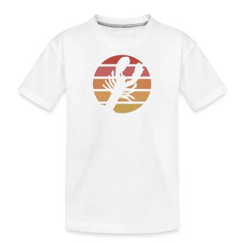 Hummer Feinschmecker Gourmet Koch Lobster - Kinder Premium Bio T-Shirt - Weiß - Vorne