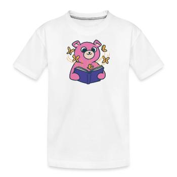 Wildlife Grizzly Brown Bear Livres pour enfants - T-shirt bio Premium Enfant - blanc - Devant