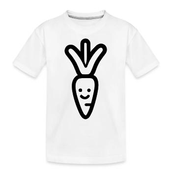Carotte - T-shirt bio Premium Enfant - blanc - Devant