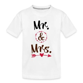 Mariage - T-shirt bio Premium Enfant - blanc - Devant