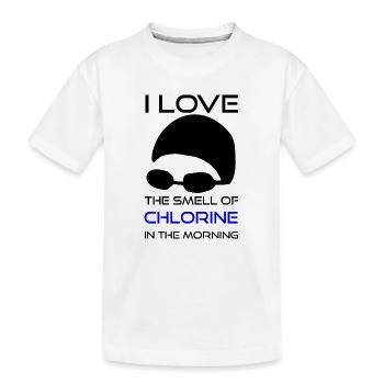 Natation Sort chlore odeur - T-shirt bio Premium Enfant - blanc - Devant