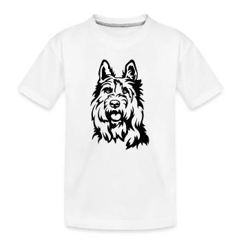 Picard Kopf - Kinder Premium Bio T-Shirt - Weiß - Vorne