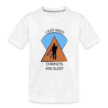 Chimney Sweep Chimney Sweep - Kids' Premium Organic T-Shirt - white - Front
