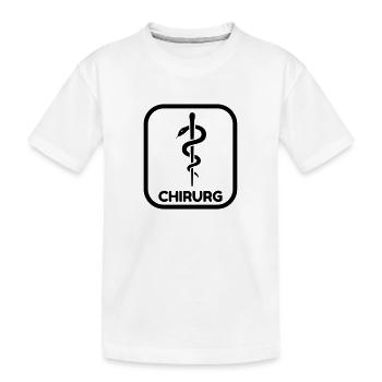docteur / médecin / chirurgien / chirurgie - T-shirt bio Premium Enfant - blanc - Devant