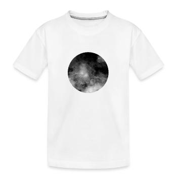 Dark Moon - Kids' Premium Organic T-Shirt - white - Front