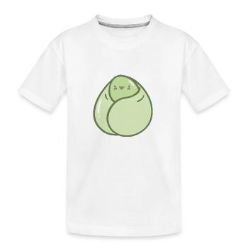 Haricot doux et câlin - T-shirt bio Premium Enfant - blanc - Devant