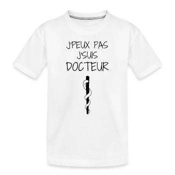 docteur / médecin / hôpital / médecine - T-shirt bio Premium Enfant - blanc - Devant