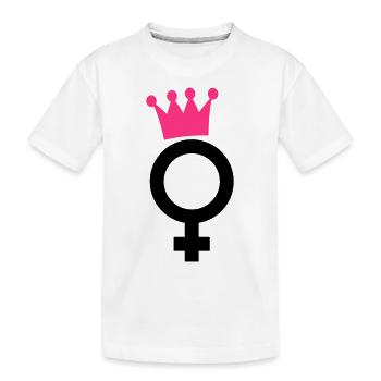 feme - T-shirt bio Premium Enfant - blanc - Devant