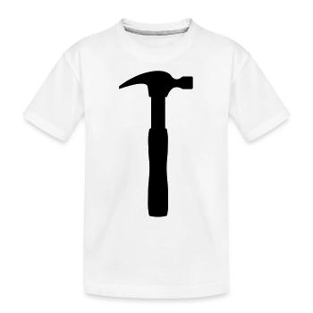 Marteau - T-shirt bio Premium Enfant - blanc - Devant
