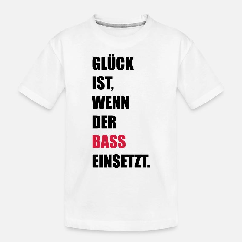 Musik - Kinder Premium Bio T-Shirt - Weiß