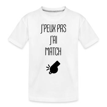Referee Refereeing Schiedsrichter Arbitre Sport - Kids' Premium Organic T-Shirt - white - Front