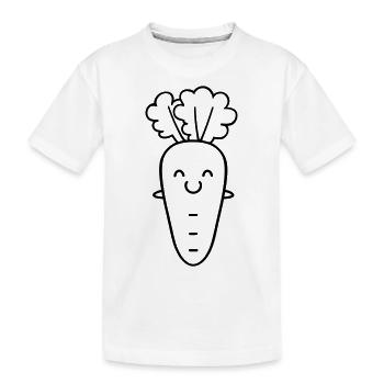 Carotte - T-shirt bio Premium Enfant - blanc - Devant