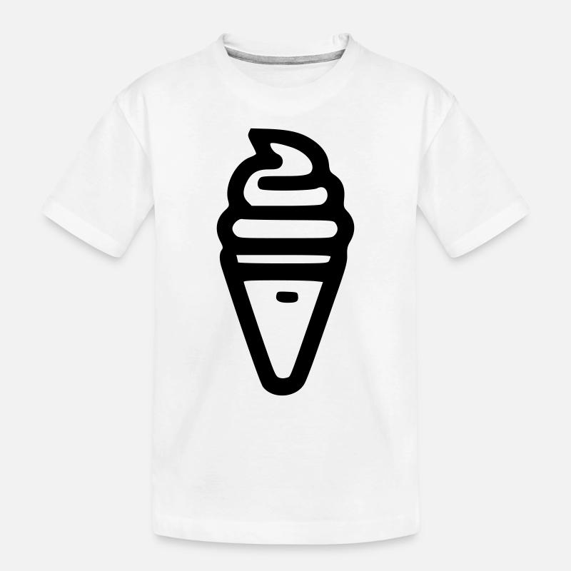 Eis - Kinder Premium Bio T-Shirt - Weiß