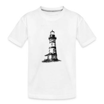 Conception de phare pour l’auto-conception - T-shirt bio Premium Enfant - blanc - Devant