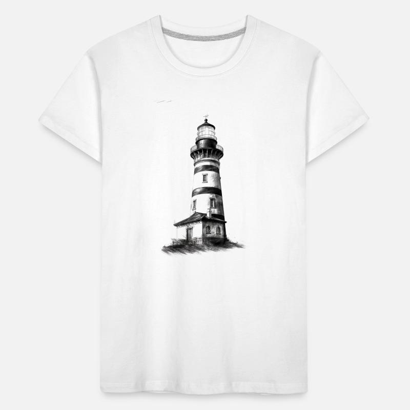 Conception de phare pour l’auto-conception T-shirt bio Premium Enfant