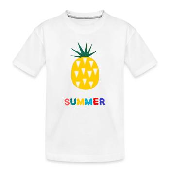 HOLIDAY. HAPPY HOLIDAYS. MISTRESS. MASTER. TEACHER - Kids' Premium Organic T-Shirt - white - Front