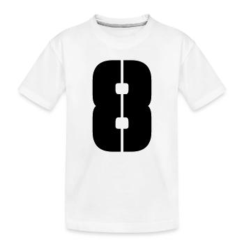 8 - T-shirt bio Premium Enfant - blanc - Devant