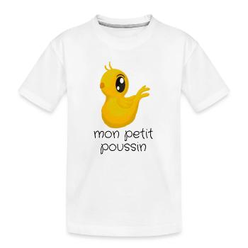 poussin - T-shirt bio Premium Enfant - blanc - Devant