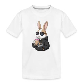 Cool Rabbit - T-shirt bio Premium Enfant - blanc - Devant
