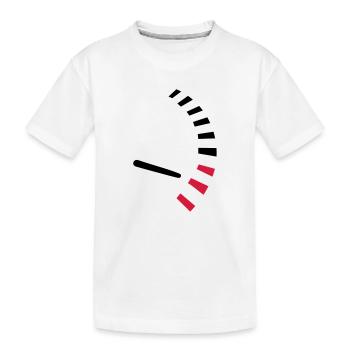 Compteur vitesse - T-shirt bio Premium Enfant - blanc - Devant
