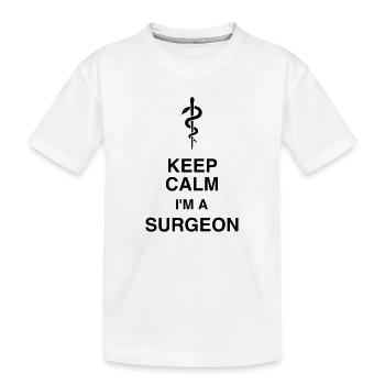 docteur / médecin / chirurgien / chirurgie - T-shirt bio Premium Enfant - blanc - Devant