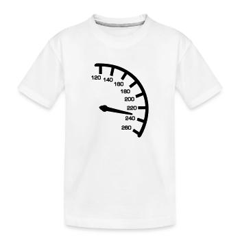 Compteur vitesse - T-shirt bio Premium Enfant - blanc - Devant
