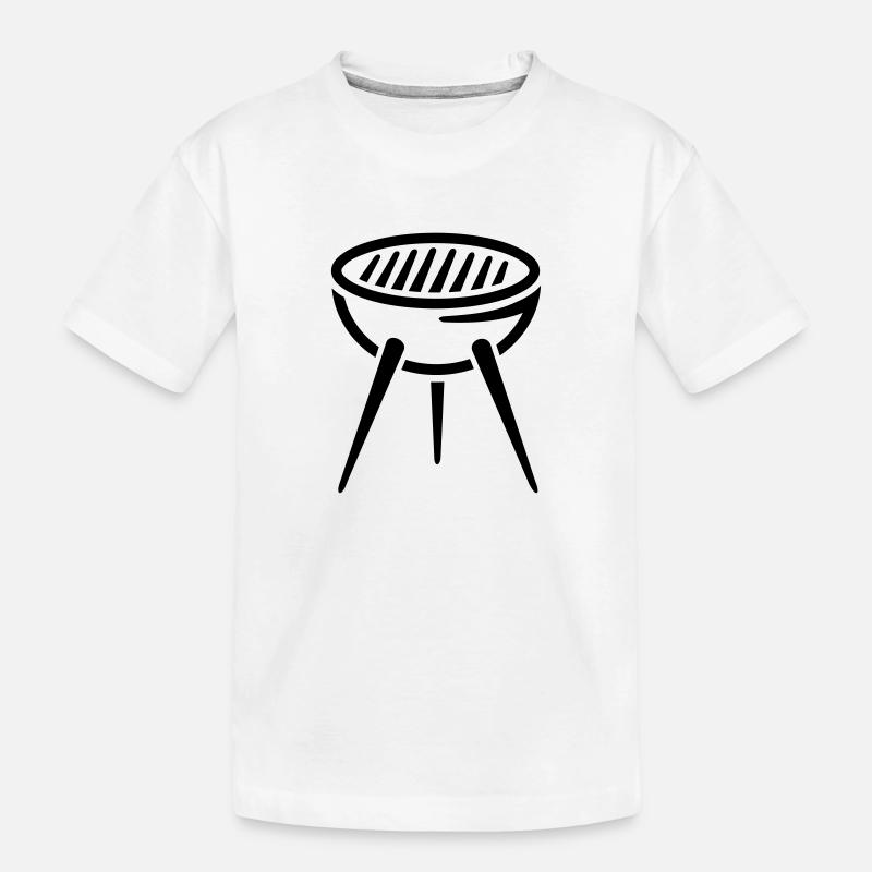 Grill BBQ - T-shirt bio Premium Enfant - blanc