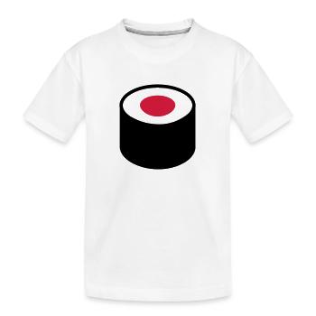 Sushi - Kinder Premium Bio T-Shirt - Weiß - Vorne