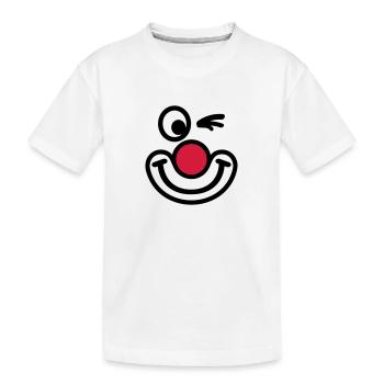 Clown - T-shirt bio Premium Enfant - blanc - Devant