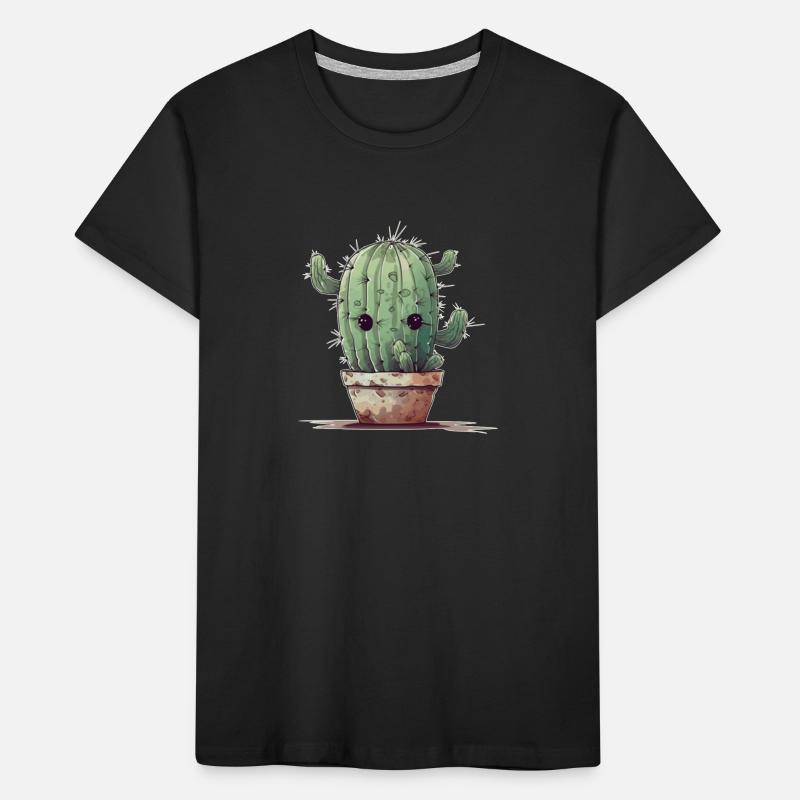 Kaktus Pflanze Geschenkidee Kinder Premium Bio T-Shirt