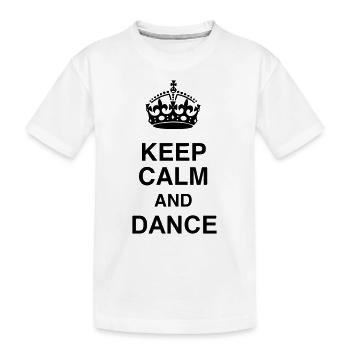 Tanz Musik Tänzer Ballett Oper - Kinder Premium Bio T-Shirt - Weiß - Vorne