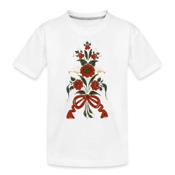 JÄRVSÖ - Kids' Premium Organic T-Shirt - white - Front