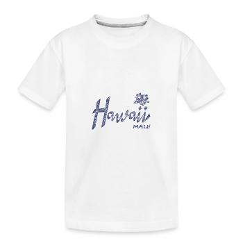 Hawaii Maui - Kids' Premium Organic T-Shirt - white - Front