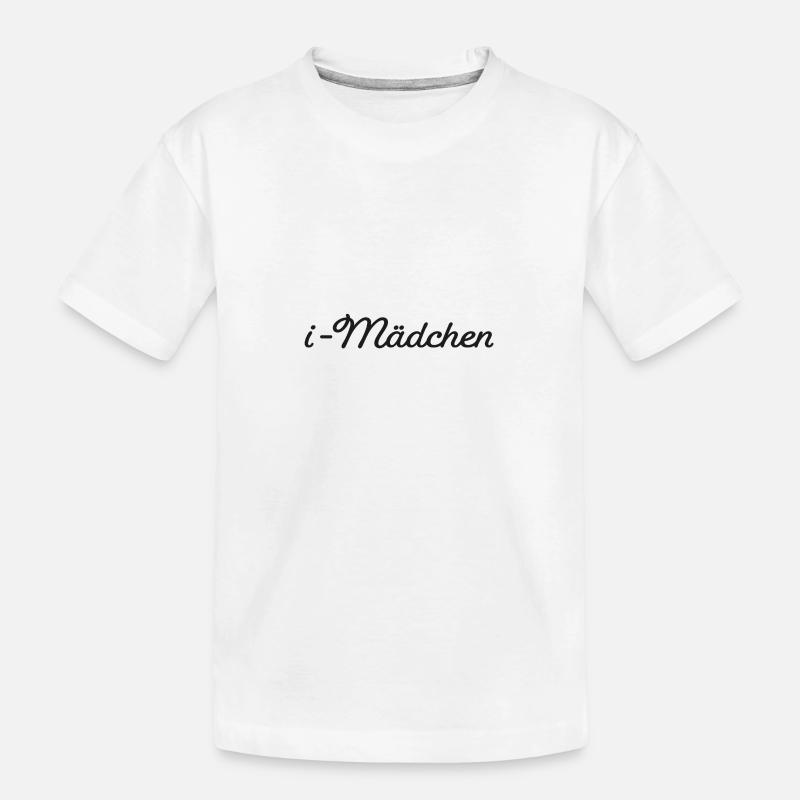 i Mädchen | Einschulung 2023 - Kinder Premium Bio T-Shirt - Weiß